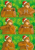 Postkarte Bär "Weihnachten"